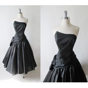 Vintage 80's Full Skirt Party Dress